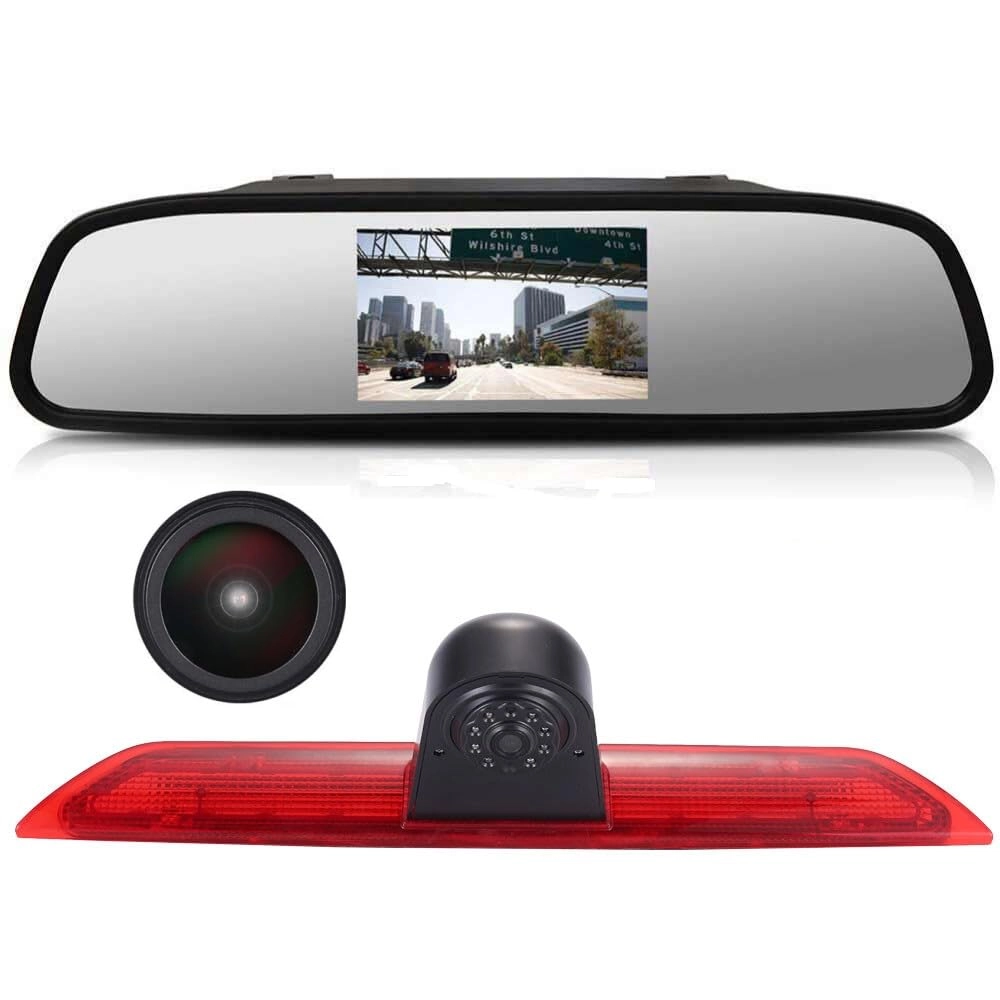 Third Roof Top Mount Brake Lamp Return Camera - Night vision RCA 1280 x 720