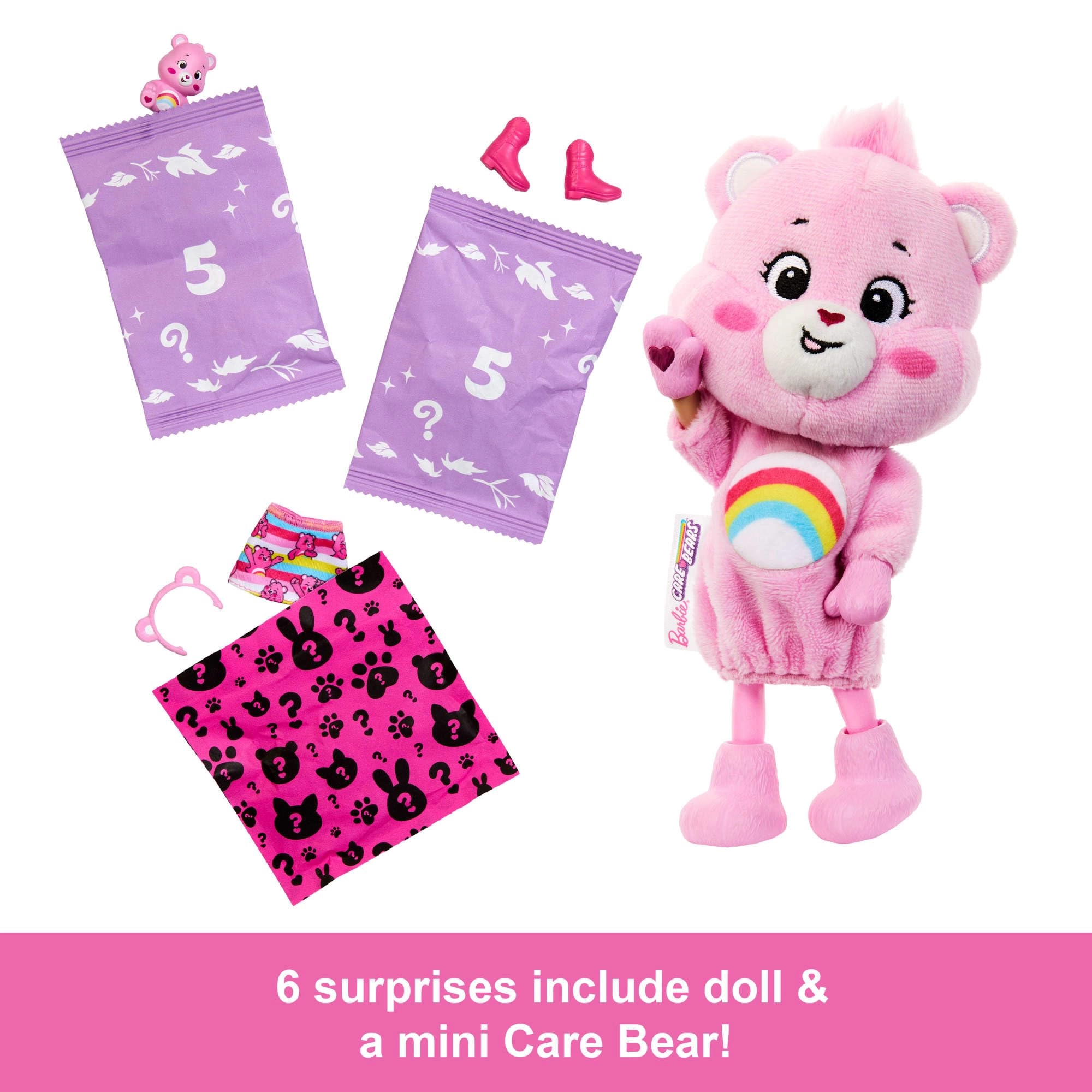 Chelsea Doll - Cutie Reveal Care Bears Plush Costume Ages 3+