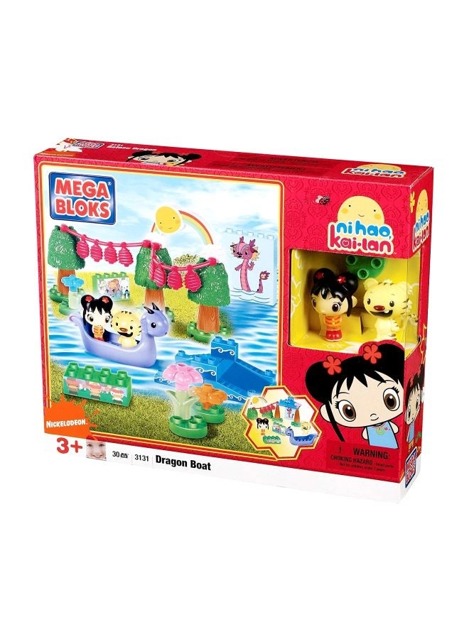 MEGA Dragon Boat Building Block - 30 pcs