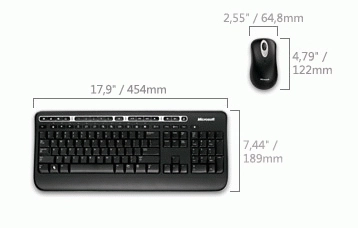 Desktop Keyboard And Mouse - Wireless