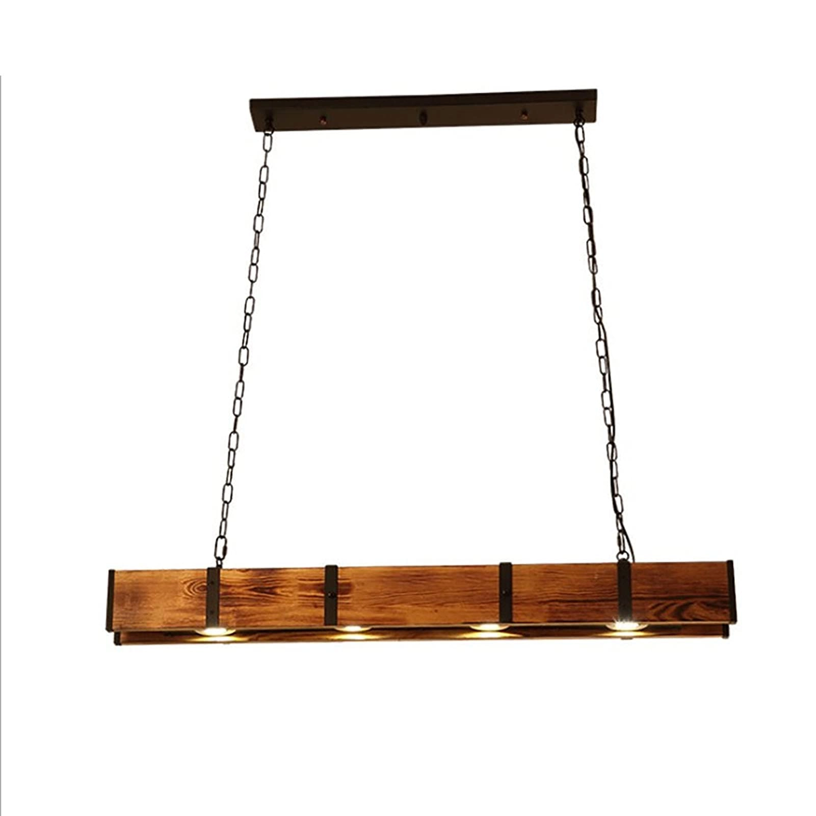 NSXBY Solid Wood Postmodern Light Luxury Chandeliers - GU10 4 Heads 100*100cm