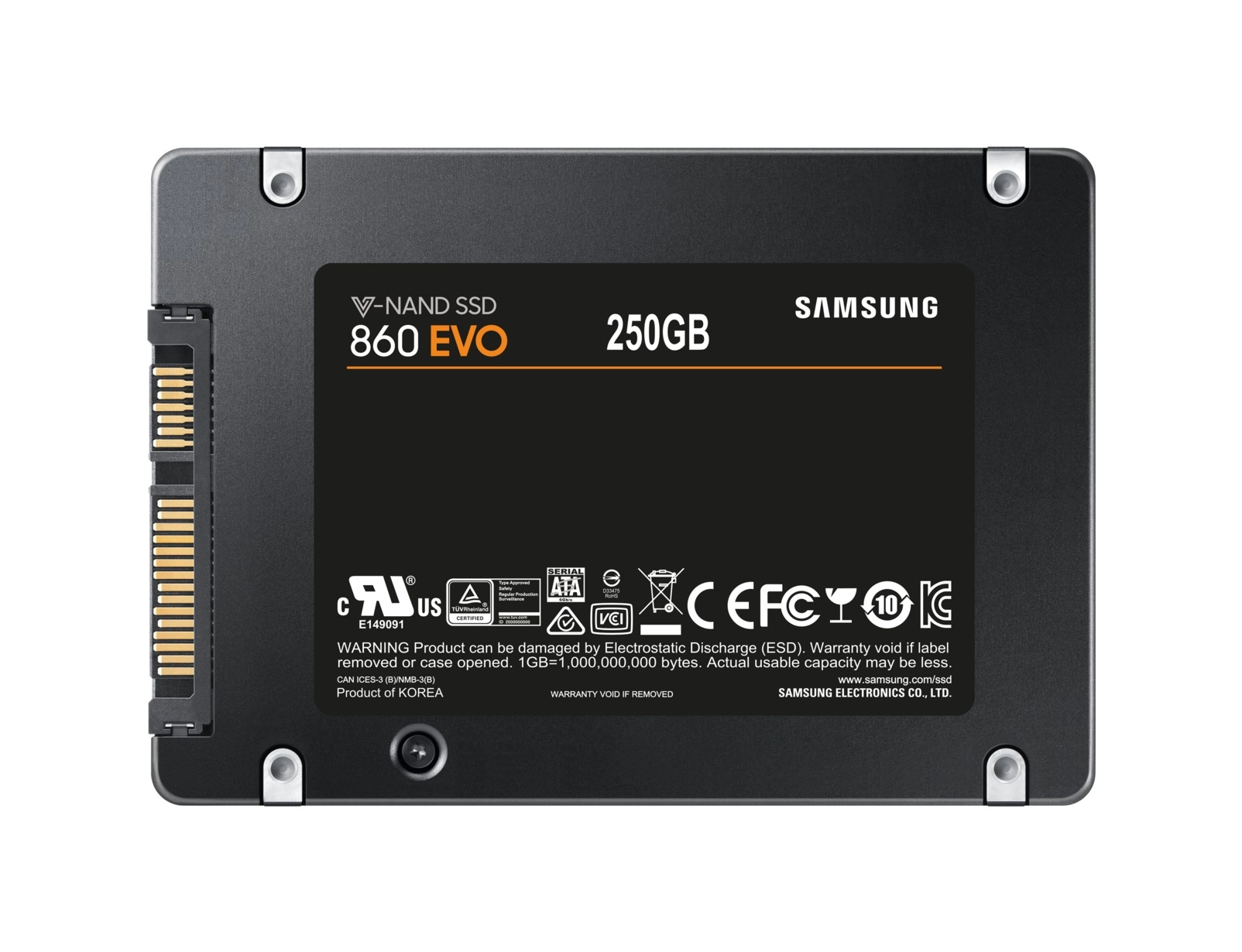 860 EVO - 250GB 2.5-inch