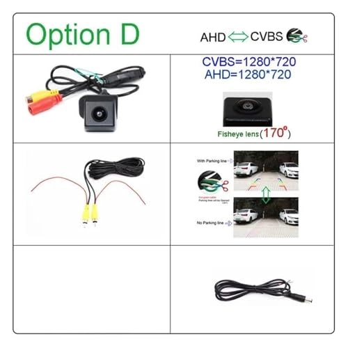 CCD Car Reverse Parking Rear View Camera - Night vision
