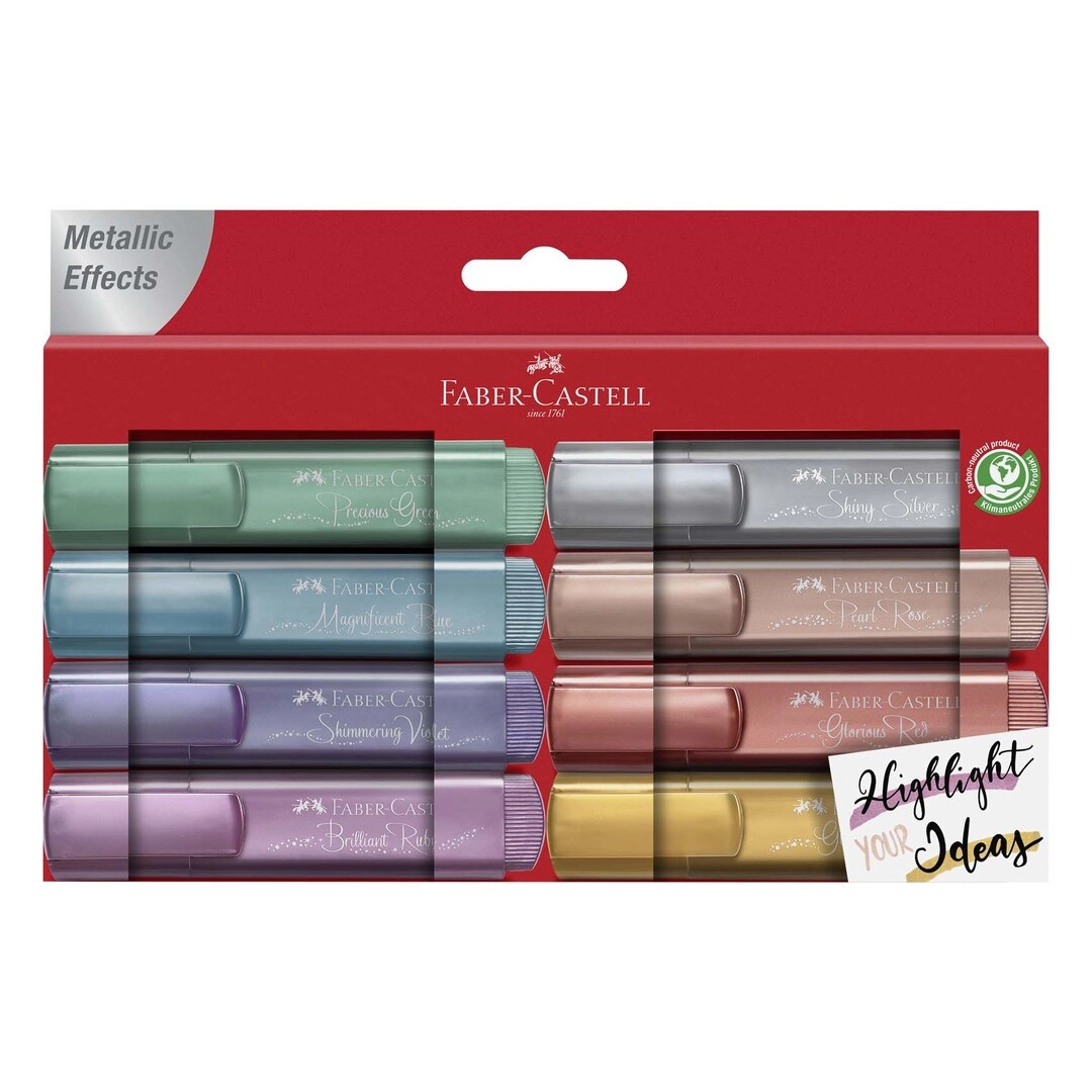 Faber-Castell Textliner - Multicolour Durable chisel tip