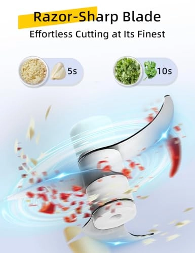 Mini Electric Chopper - 250 Milliliters Rechargeable