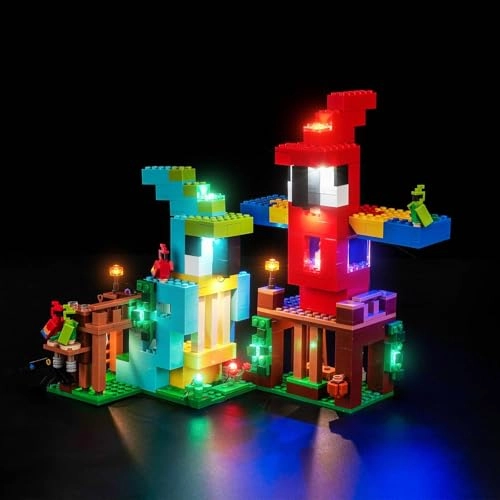 Lighting Kit for LEGO The Parrot Houses Model 21282 - Plastic 1 less than 5V