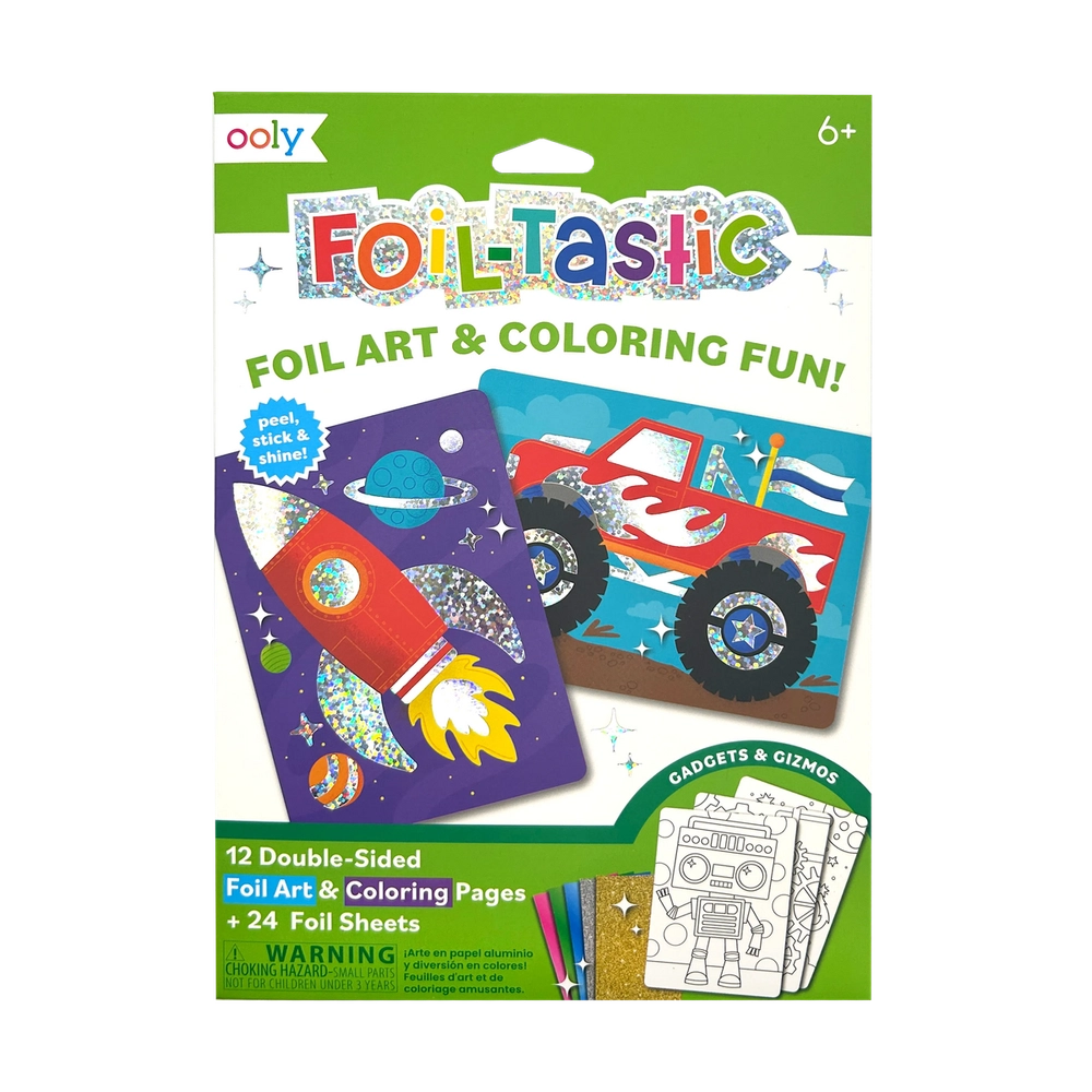 Foil-Tastic Foil Art & Coloring Fun Kit - 6+ years 36 pcs