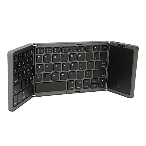 Foldable Keyboard - 64 Keys Touchpad USB-C