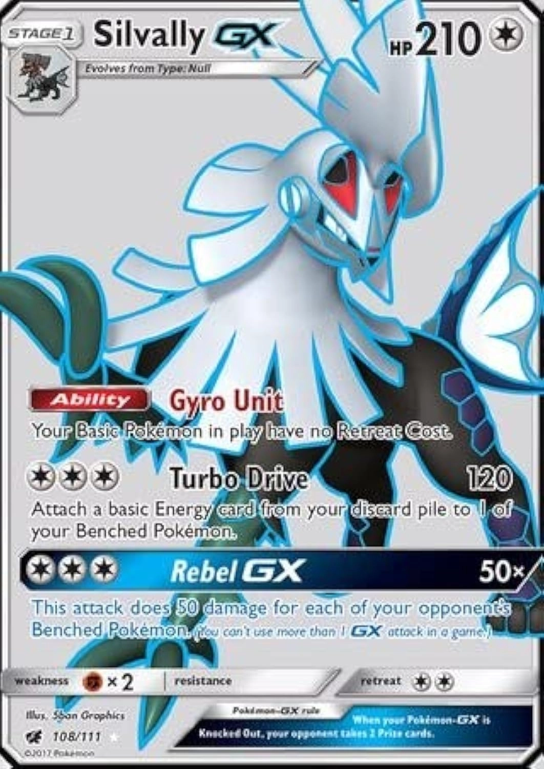 Pokmon Company International Silvally-GX - 108/111 Full Art