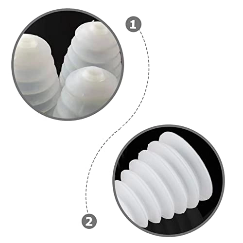 Drill Cover - 4pcs Silicone White