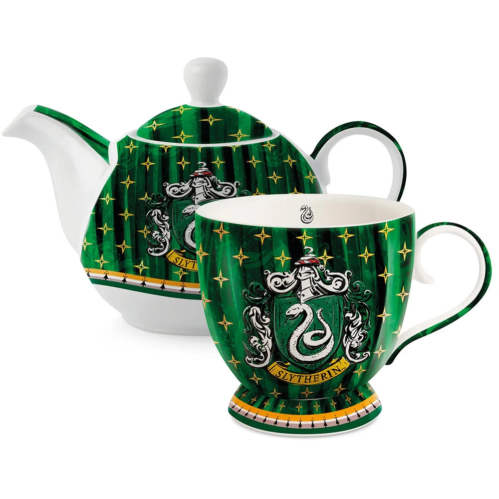 EGAN Slytherin Teapot + Cup Set - porcelain