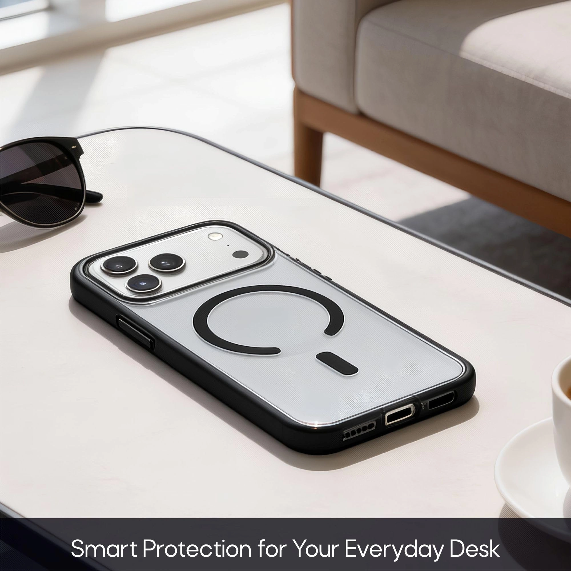Clear Fiber MagSafe Case Slim for iPhone 17 Pro Max