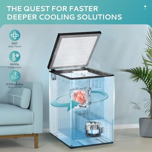 Chest Freezer - 7-Stage Thermostat Top Door