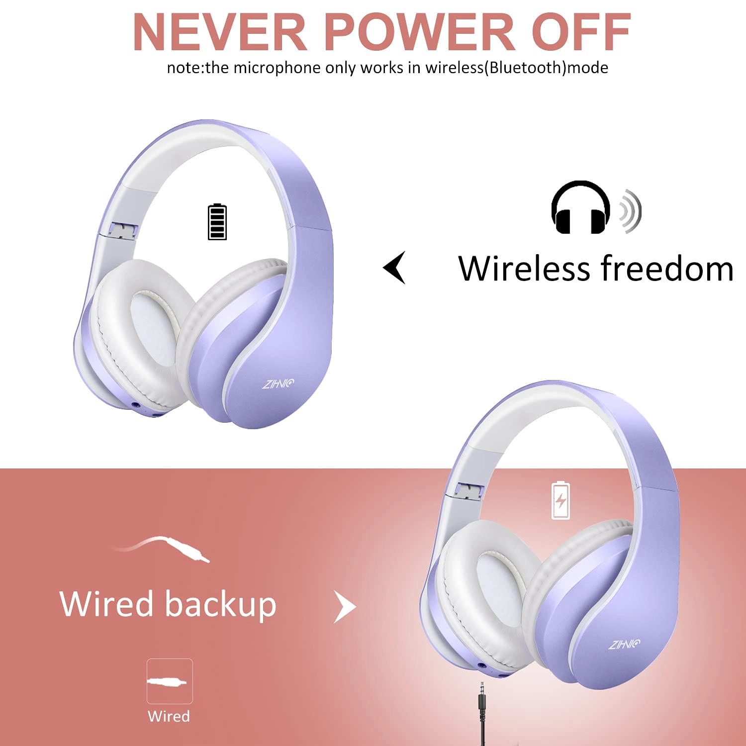 WH-816 Wireless Headphone