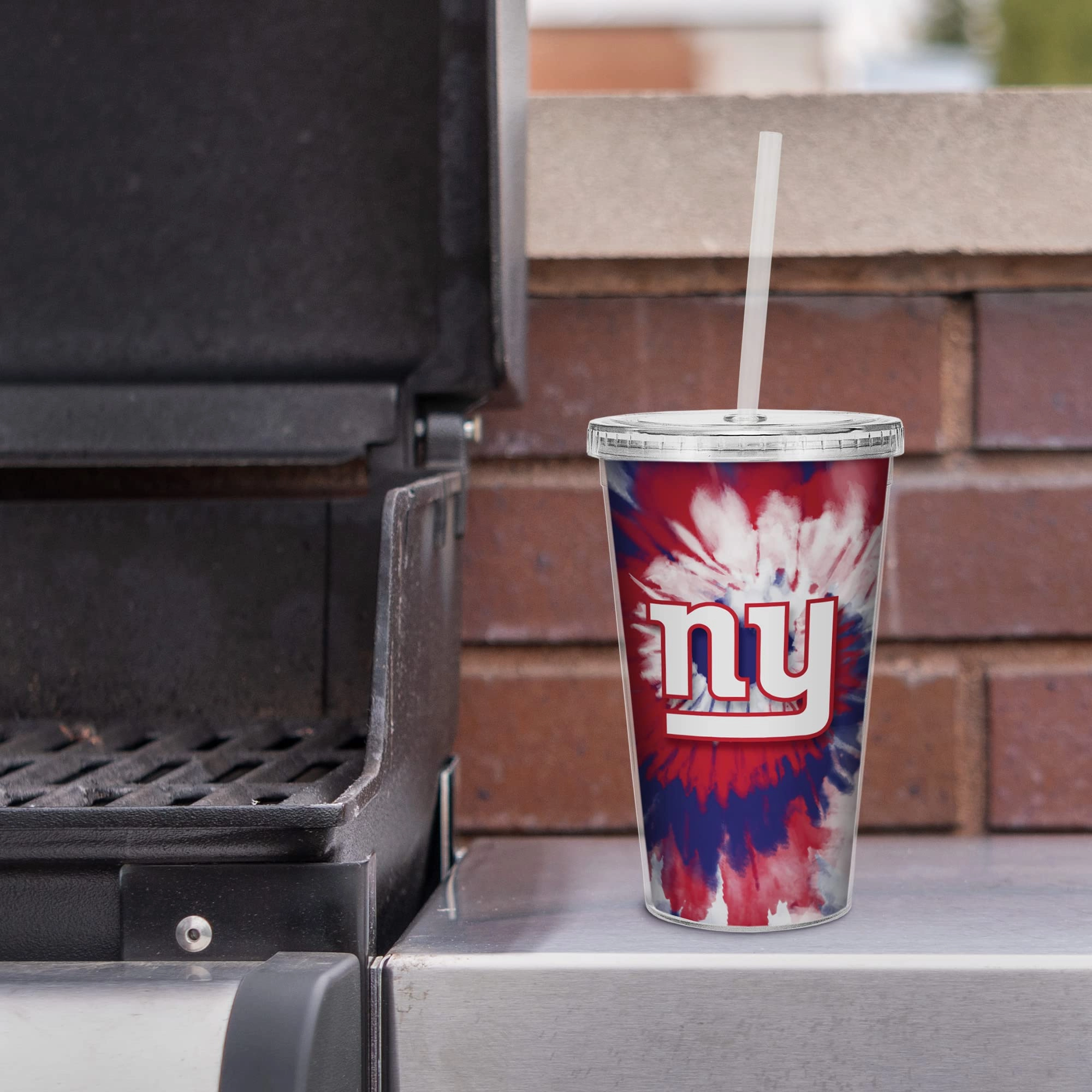 NFL Football Metallic Tie Dye Tumbler - 473ml