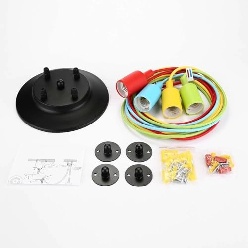 Spider Pendant Light - 4 Arms Colorful DIY Adjustable