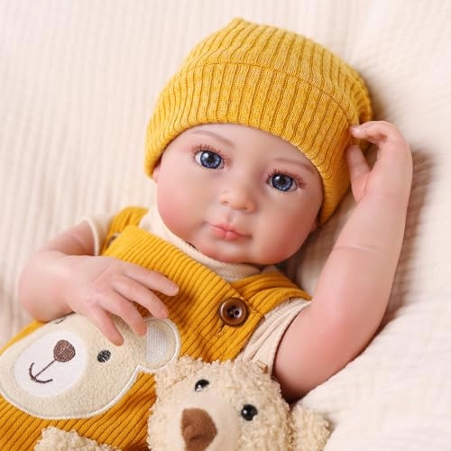 Reborn Baby Doll - 20 Inch Soft Vinyl and Cloth Body Boy Ages 3+