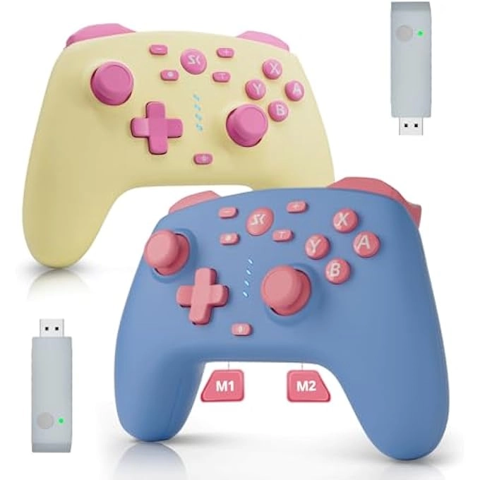 CHENGDAO PC Wireless Controller - YELLOW Nintendo Switch/Lite/OLED Steam Luna Laptop iPad macOS iOS Android