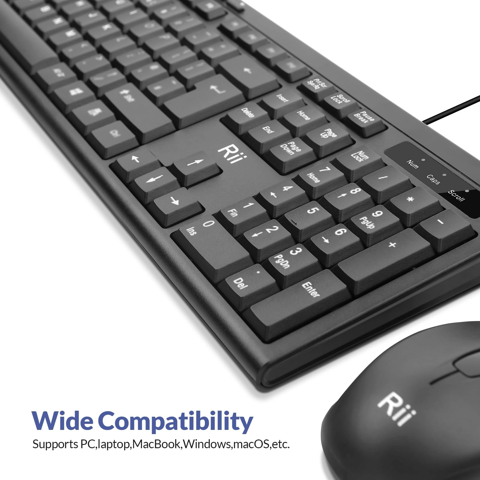 Keyboard and Mouse Set - QWERTY Wired