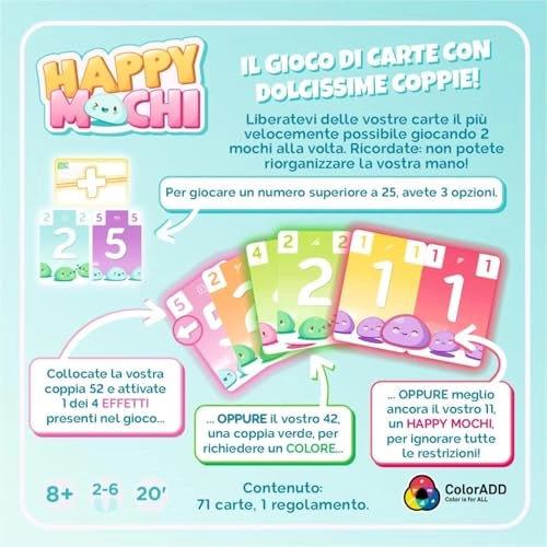Happy Mochi - Card Game (Italian)