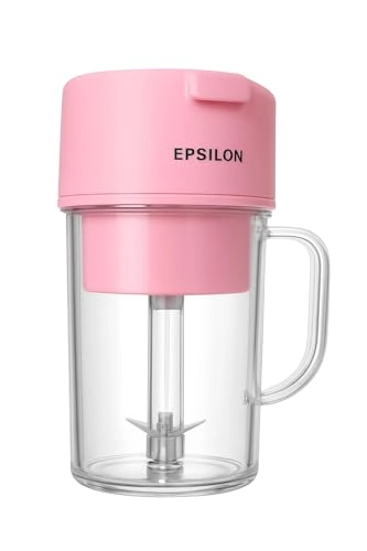 Personal Blender - Clear container, Pink, Detachable container