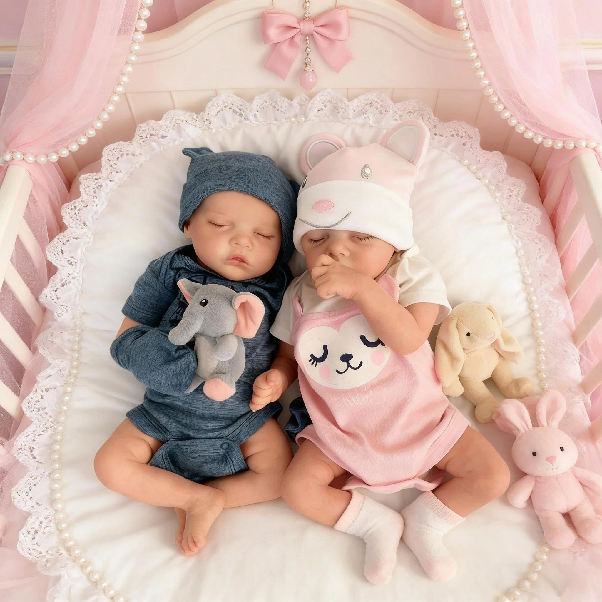 Reborn Baby Doll - Twins 18 Inch Ages 3+ Set