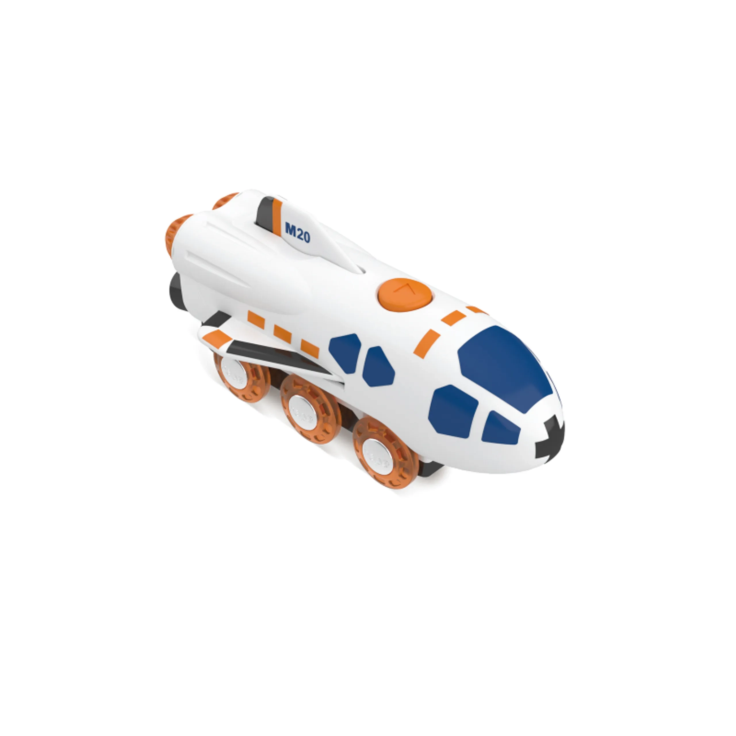 2-In-1 Space Shuttle Plane And Train Toy