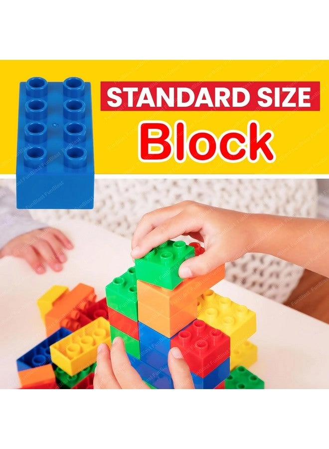 Wooden Building Stack Toy - 48 pcs
