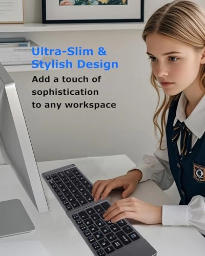 Foldable Bluetooth Keyboard - EN Wireless