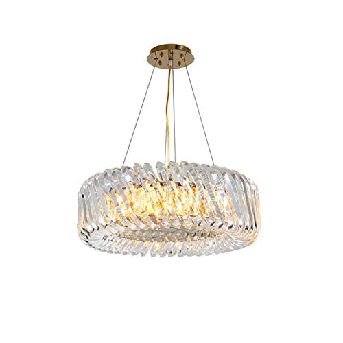 Modern Light Luxury Round Crystal Chandelier - 100cm