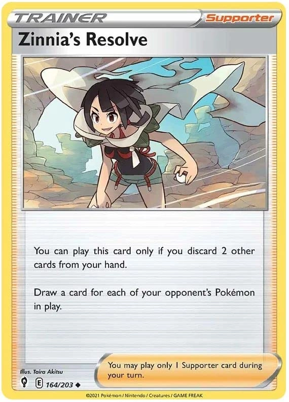 Pokémon Pokemon Zinnia's Resolve 164/203 - English