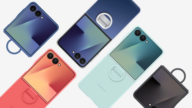 Colours as vibrant as your phone with Galaxy Z Flip7 Ring Case (Silicone)