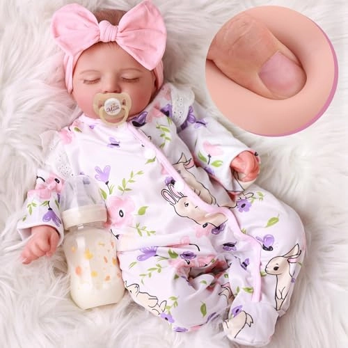 Reborn Baby Doll - 20 Inch Vinyl Sleeping Ages 3+