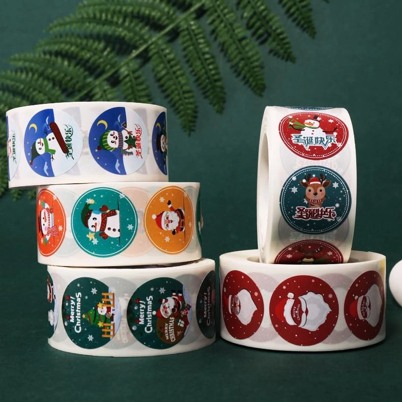 Christmas Stickers - 500pcs