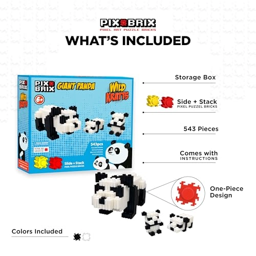 Wild Kratts Pixel Art Kit - 6+ years 543 pcs