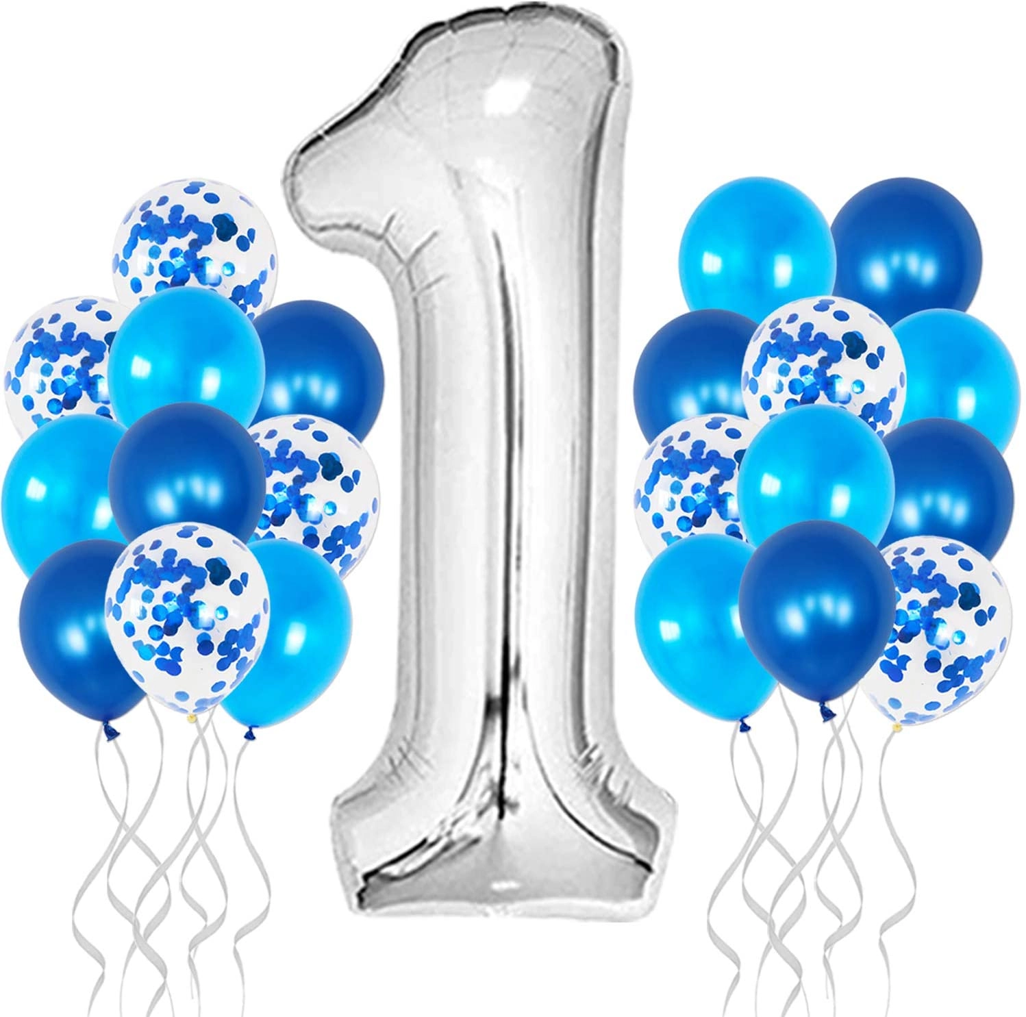 Party Time Trading LLC Balloon Deoration Set - 22-Pieces 1st Birthday Wedding Anniversary
