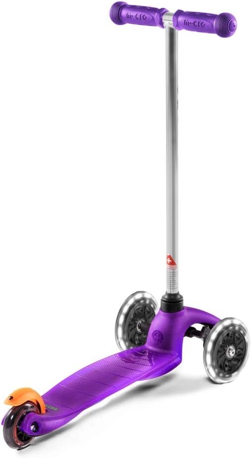 Mini Classic 3-Wheel Kick Scooter – LED