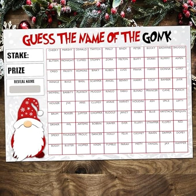 FUNDRAISING SCRATCH CARD GAME