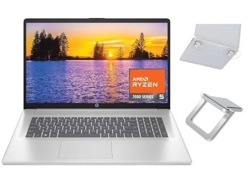 17.3 inch FHD Display Laptop - 17.3'' Ryzen 5 7520U 16GB DDR4 512GB SSD + Portable Laptop Stand