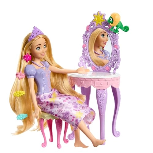 Rapunzel Doll - with Clothes Pascal 10 Movie-Inspired Accessories Ages 3+