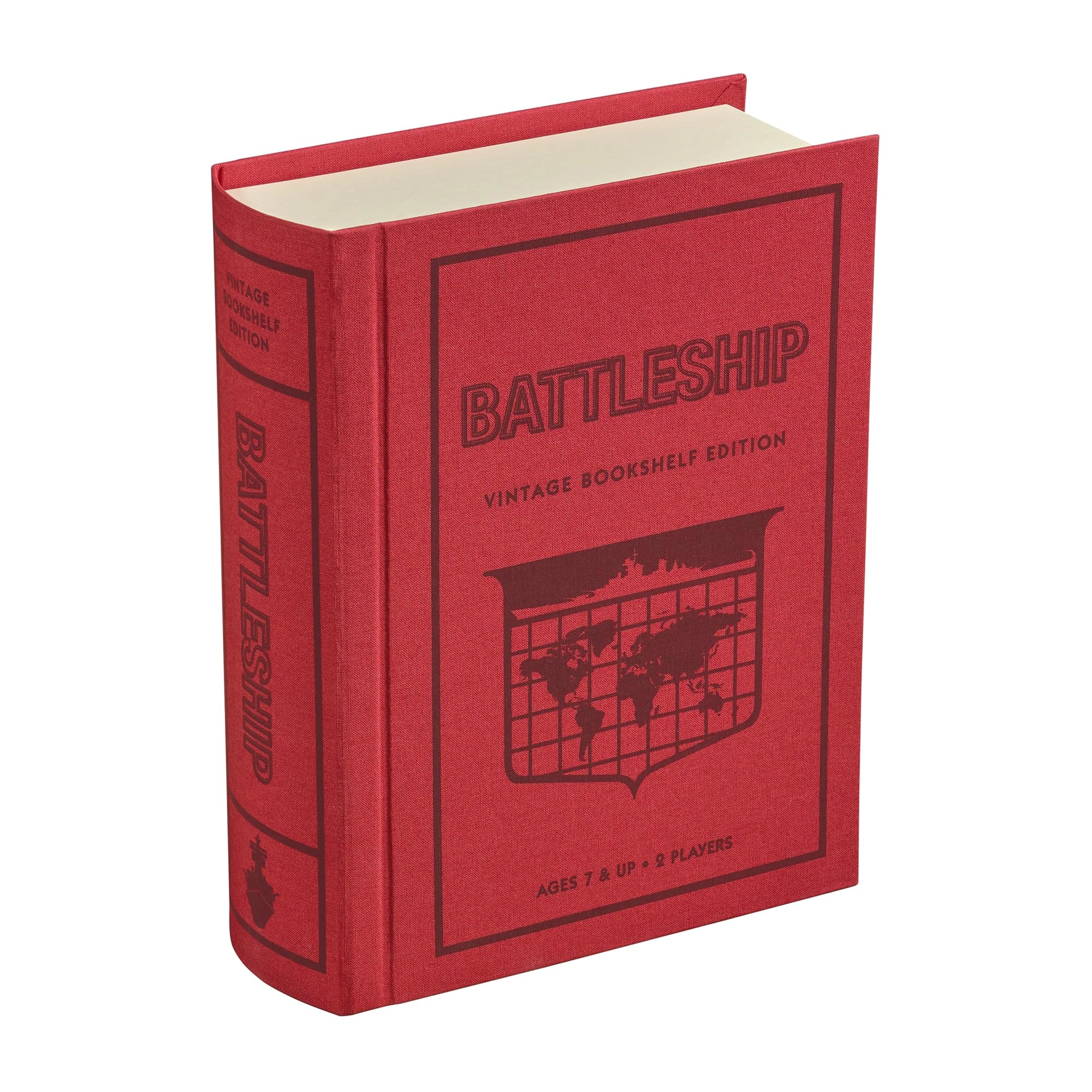 WS Game Company Battleship: Vintage Bookshelf Edition