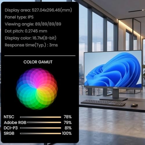 EA-G24I-BK - 23.8 Inches 1920 x 1080 Pixels