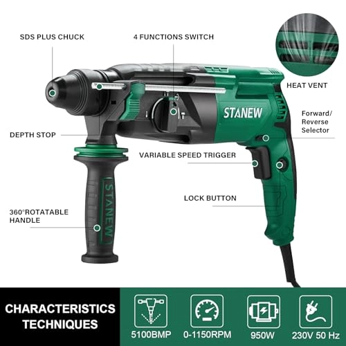 ST-1027-DPJ-LLJ-UK5 - 950W Hammer Drill