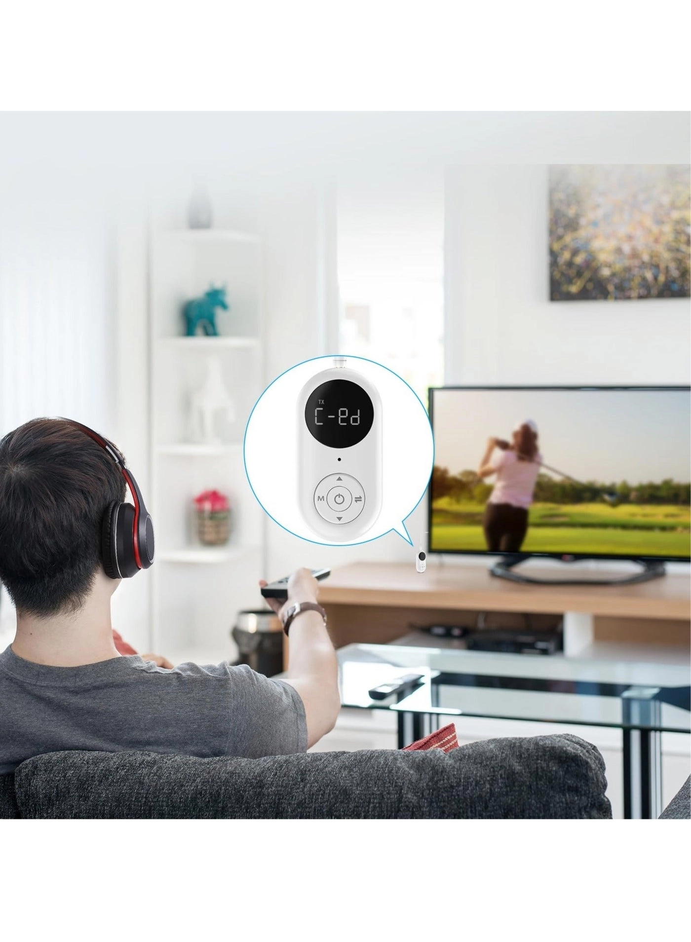 Bluetooth AUX Adapter - 5.3 3.5mm 22H Battery Life