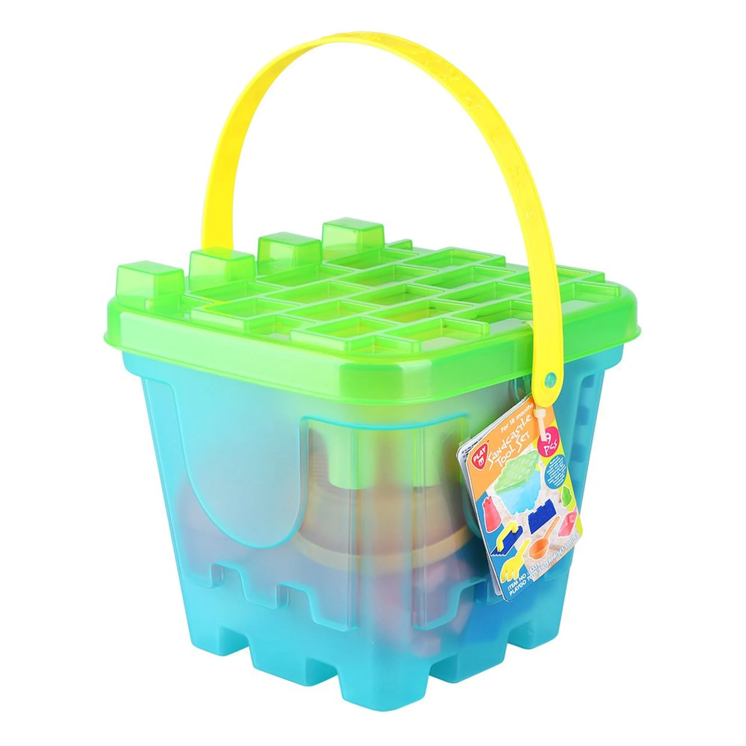 Play&Go Sand Play & Mould Set - 9 Pcs Mesh Bag