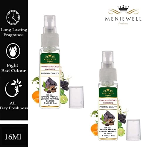 Tonka Bean Patchouli Woody Musk - 16ml Eau de Parfum Pack