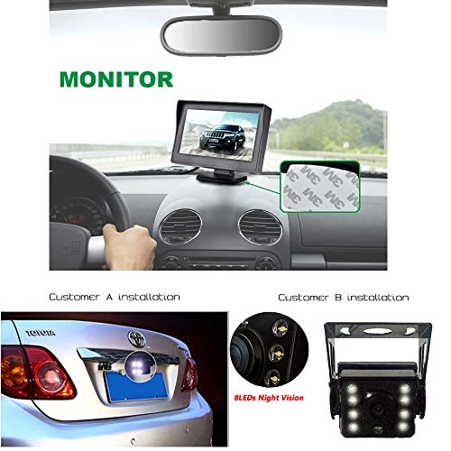 AHD Car Reversing Camera Kit - Night Vision 1080P