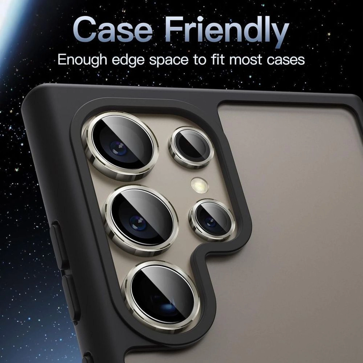 Ultra-Clear Sapphire Glass Camera Lens Protector for Samsung Galaxy S24 Ultra