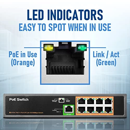 POE-SW800E 8-ports