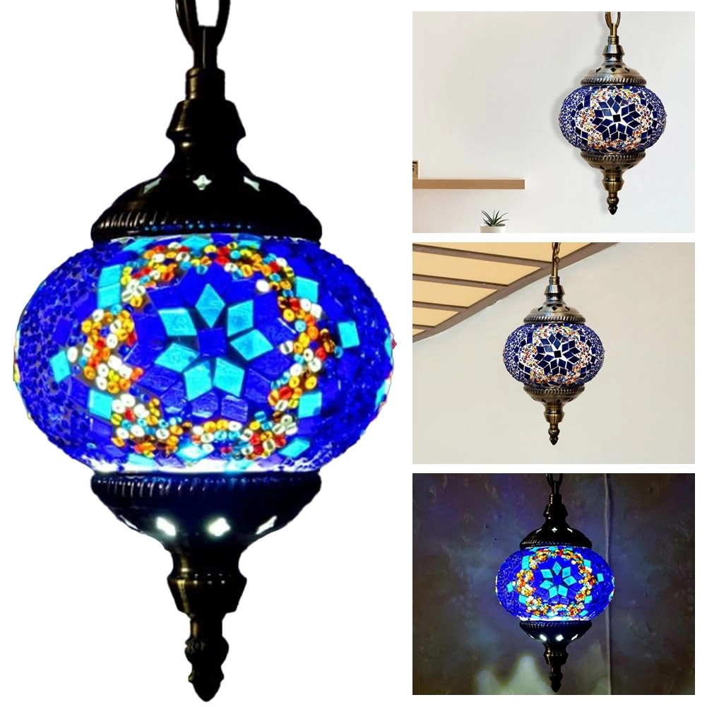 Mediterranean Pendant - E27 Mosaic